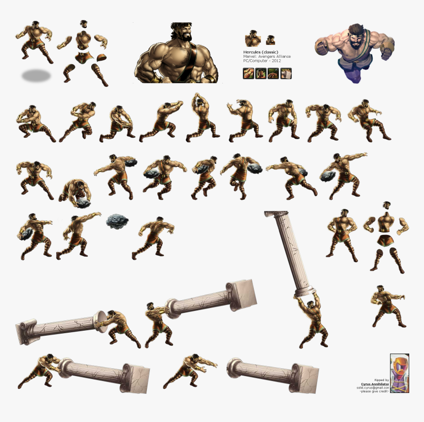Hercules Sprites, HD Png Download