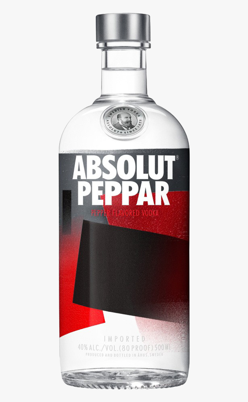 Vodka Absolut Peppar, HD Png Download