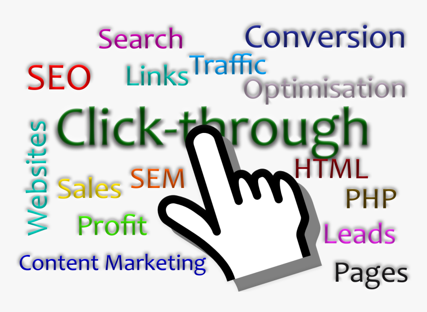 Click-through Seo - Gesture, HD Png Download