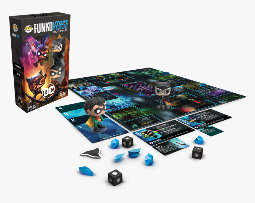 Catwoman & Robin Pop - Funko Verse Strategy Game, HD Png Download