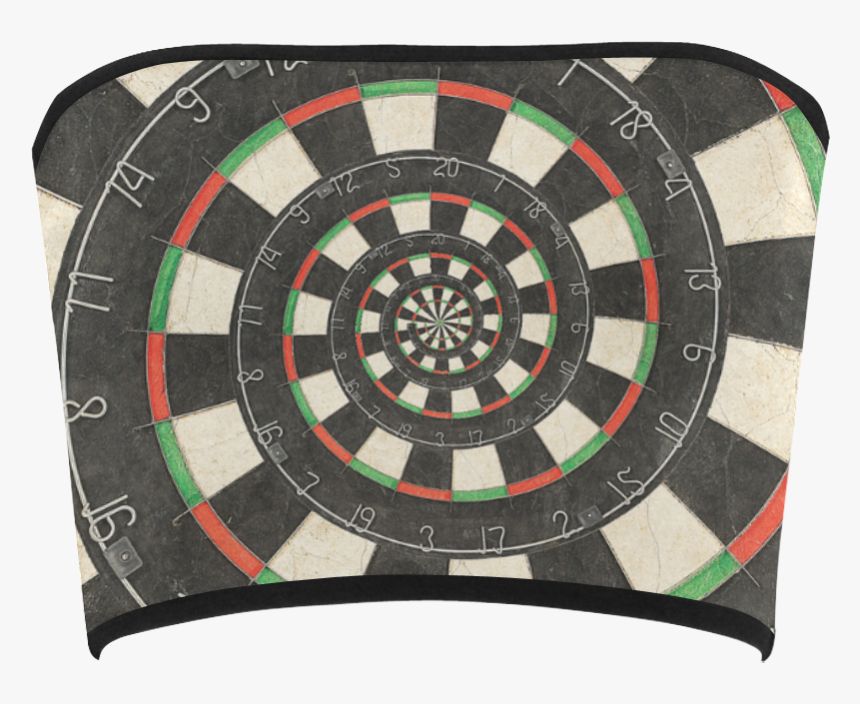 Droste Spiral Dart Board Bandeau Top, HD Png Download