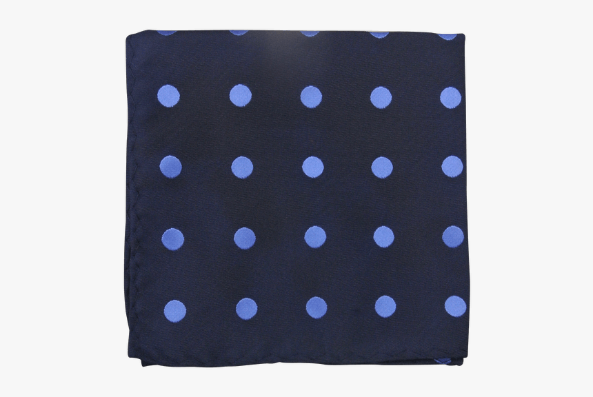 Colour Basis Navy And Blue Polka Dot Pocket Square - Polka Dot, HD Png Download