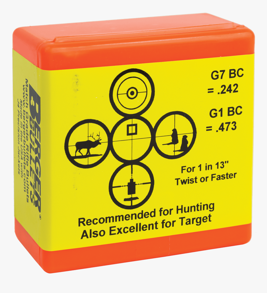 Berger 6mm Hybrid Bullets, HD Png Download