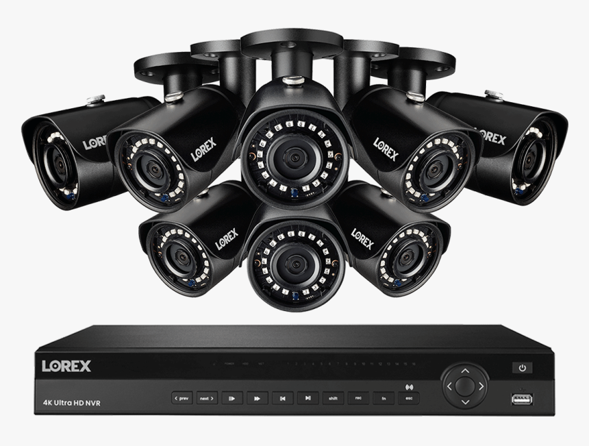 2k Ip Security Camera System With 16 Channel Nvr And - Security Camera System, HD Png Download