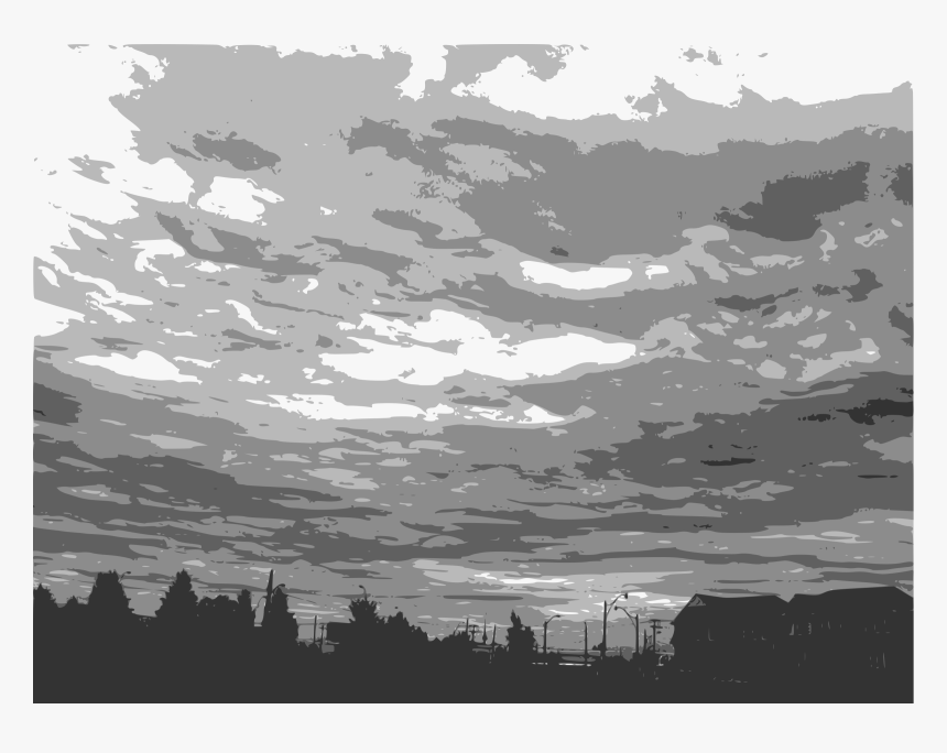 Clipart - Clouds 07 - Clouds Clipart, HD Png Download