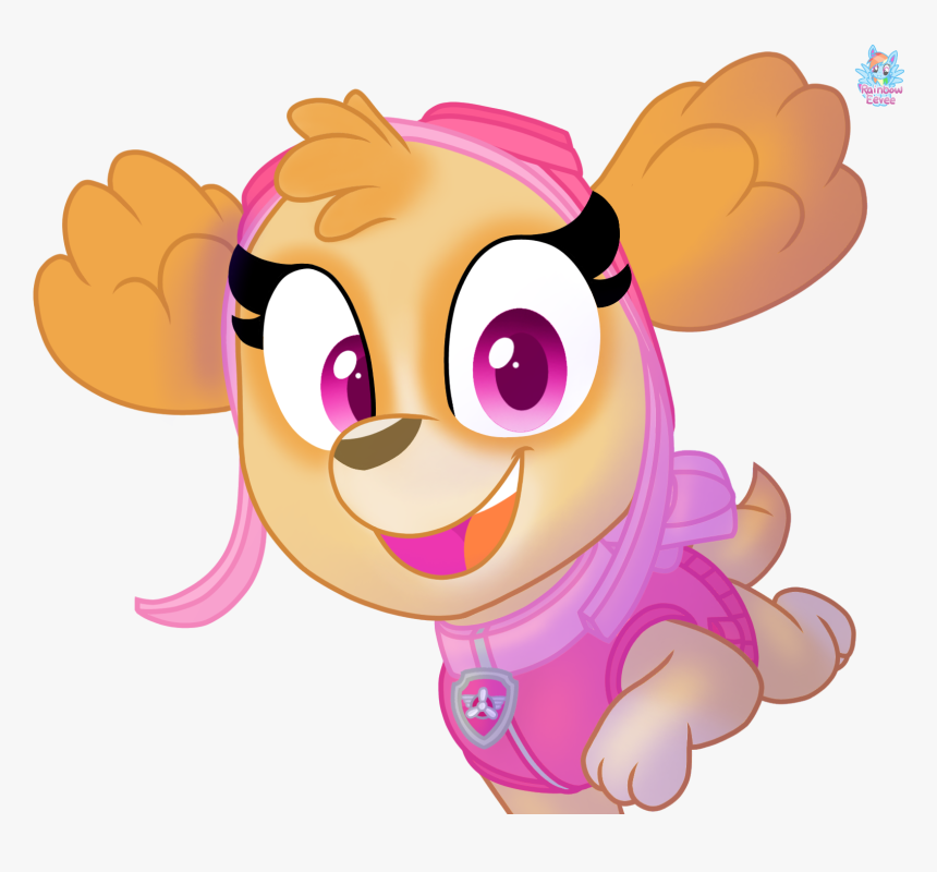 Excited Skye Paw Patrol, HD Png Download