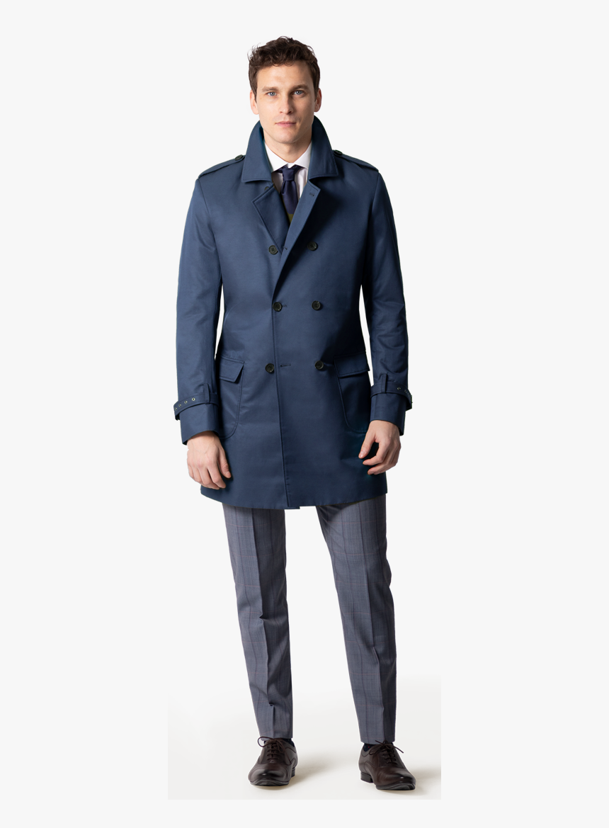 Mens Short Trench Coat - Trench Hockerty, HD Png Download