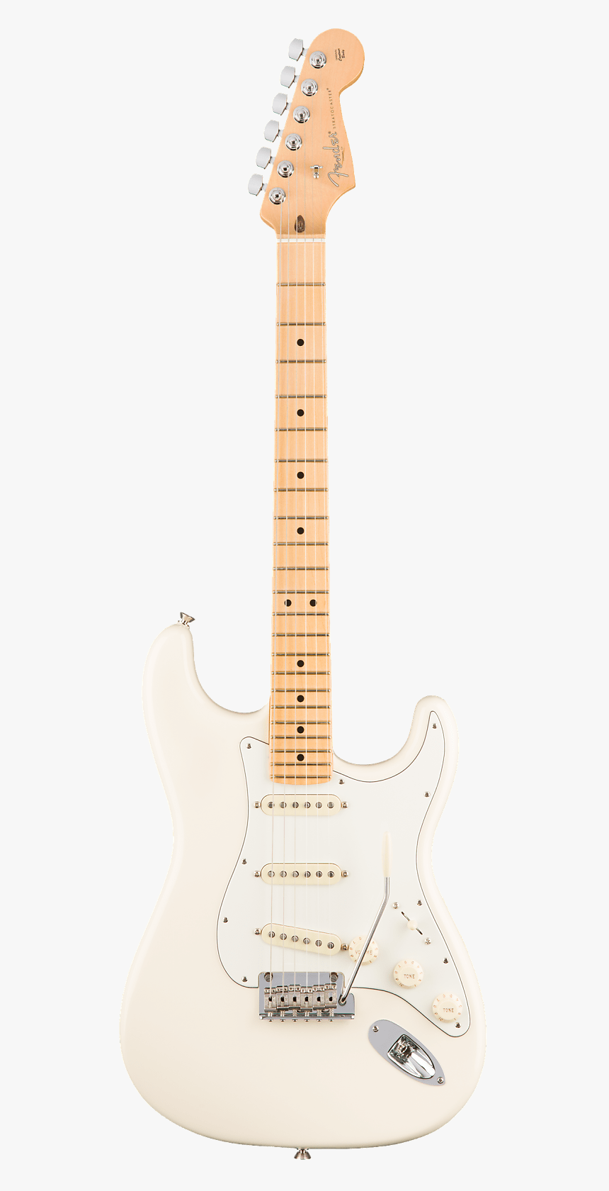 Fender American Professional Stratocaster 2017-2018 - Fender American Professional Stratocaster Olympic White, HD Png Download