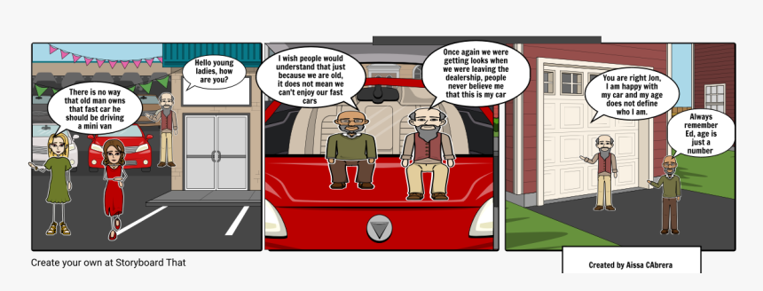 There Is No Way That Old Man Owns That Fast Car He - Cartoon, HD Png Download