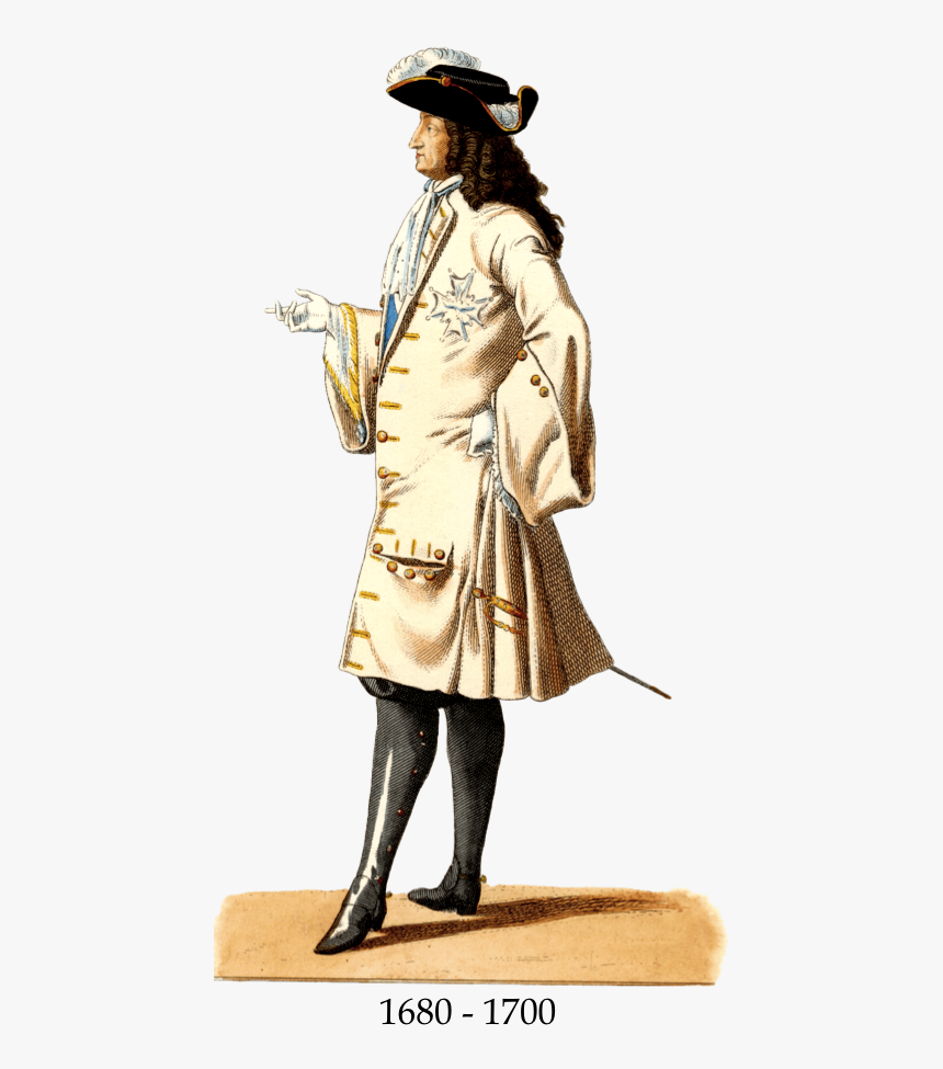 17th Century Man Png Clipart , Png Download - Surtouts 17th Century, Transparent Png