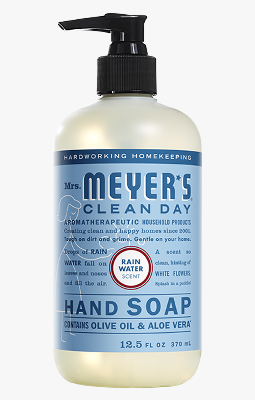 Mrs Meyers Rain Water Liquid Hand Soap - Mrs Meyers, HD Png Download