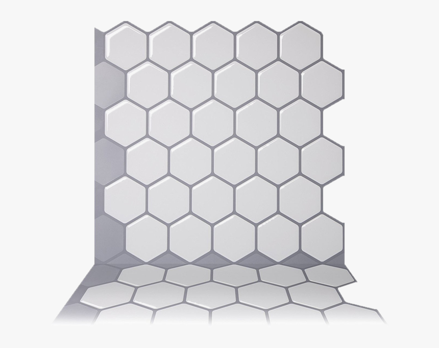 Hexagon Tile - Sticker Wallpaper Tiles, HD Png Download