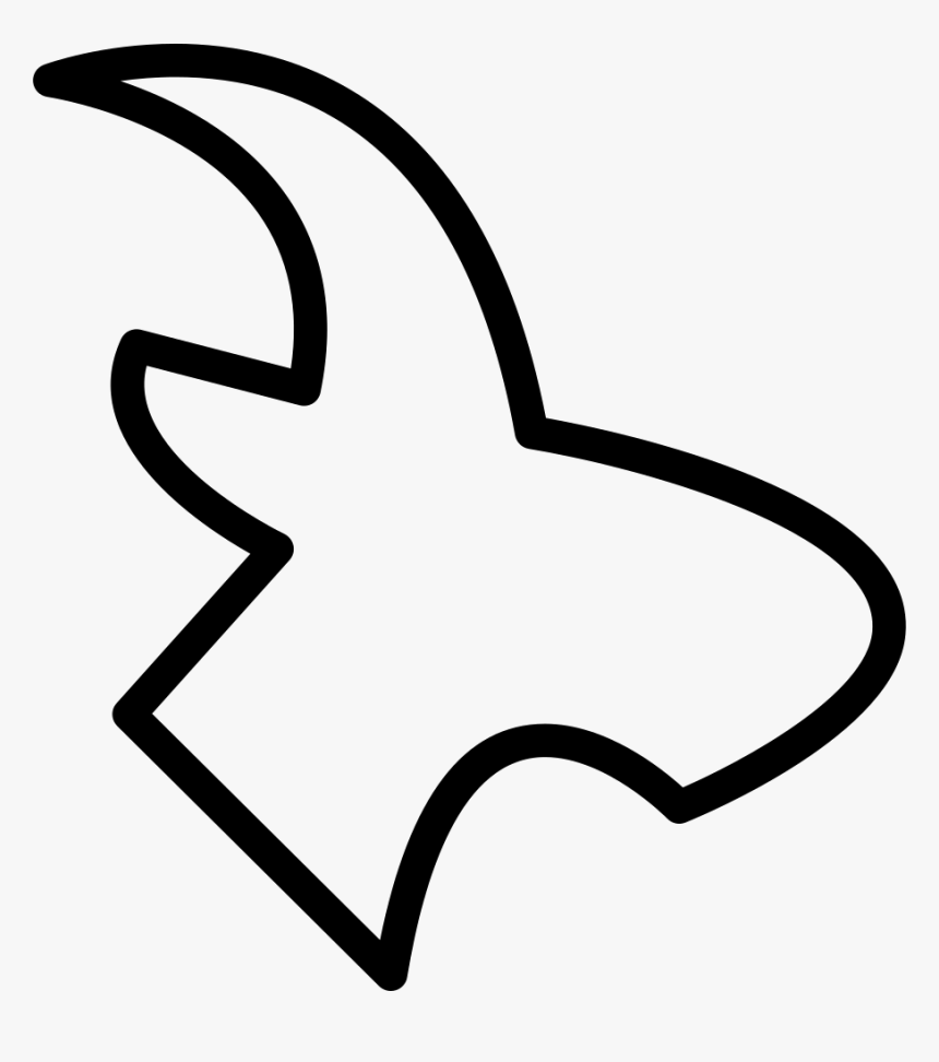 Flying Bird Outline Variant - Umriss Vogel Fliegend, HD Png Download