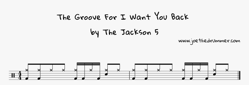 I Want You Back, Jackson Five - Want You Back Jackson 5 Drums, HD Png Download