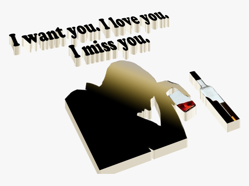 Miss You Messages Png Free Download - Graphic Design, Transparent Png