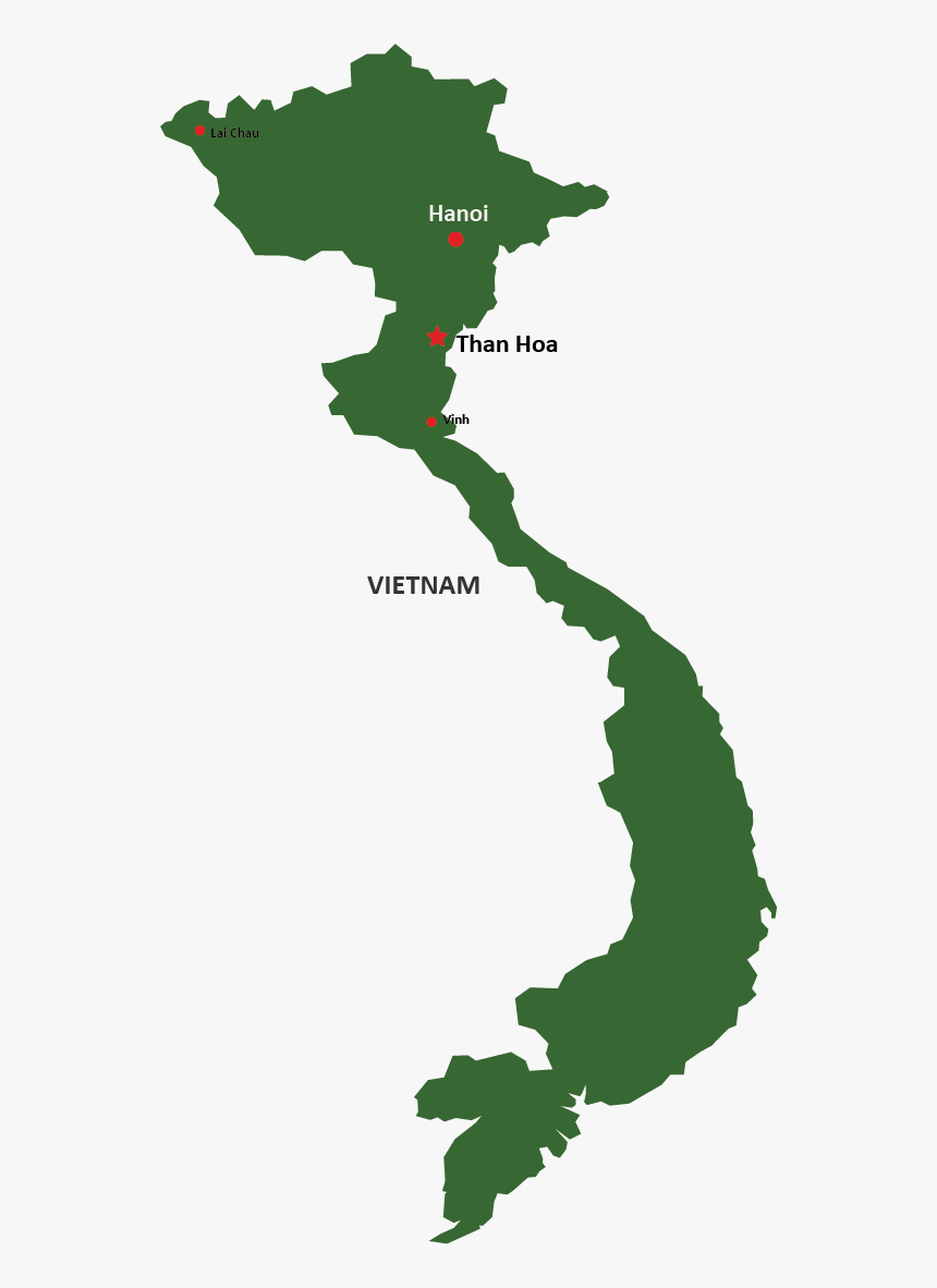 Capital Of Vietnam Map, HD Png Download
