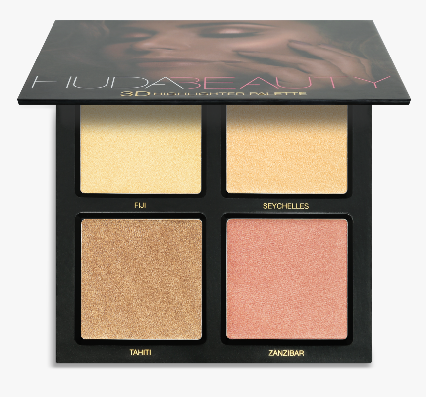 3d Highlighter Palette Golden Sands, Golden Sands, - Palette Highlighter Huda Beauty, HD Png Download