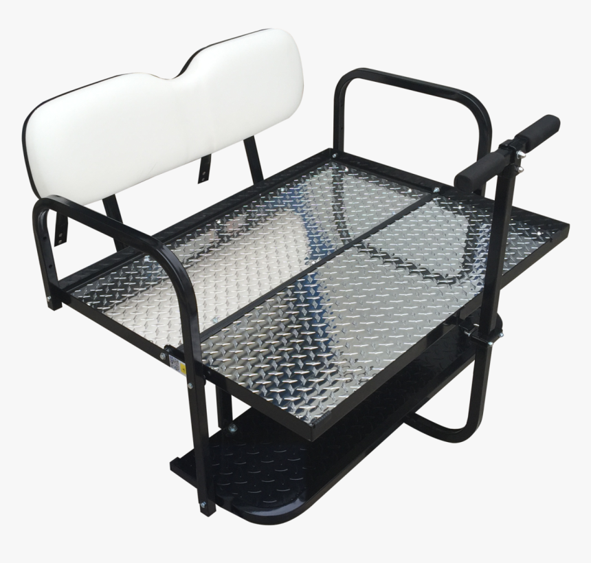 Club Car Precedent Golf Cart Rear Flip Seat Kit W/ - Golf Cart, HD Png Download