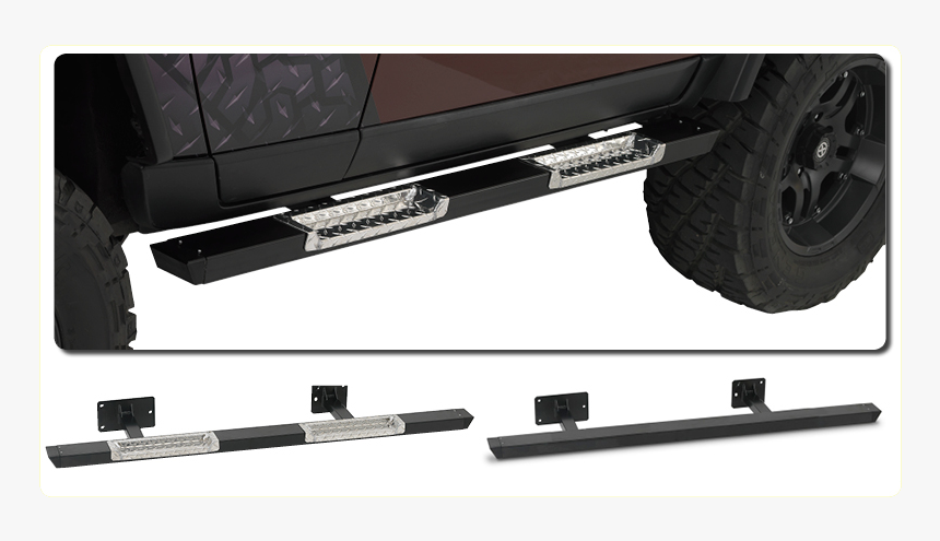 Warrior Products Rock Bar W/aluminum Black Diamond - Fj Cruiser Rock Bars Warrior, HD Png Download