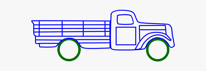 Line Art Vector Clip Art Of Old Truck Zis - Contact Force Wikipedia, HD Png Download
