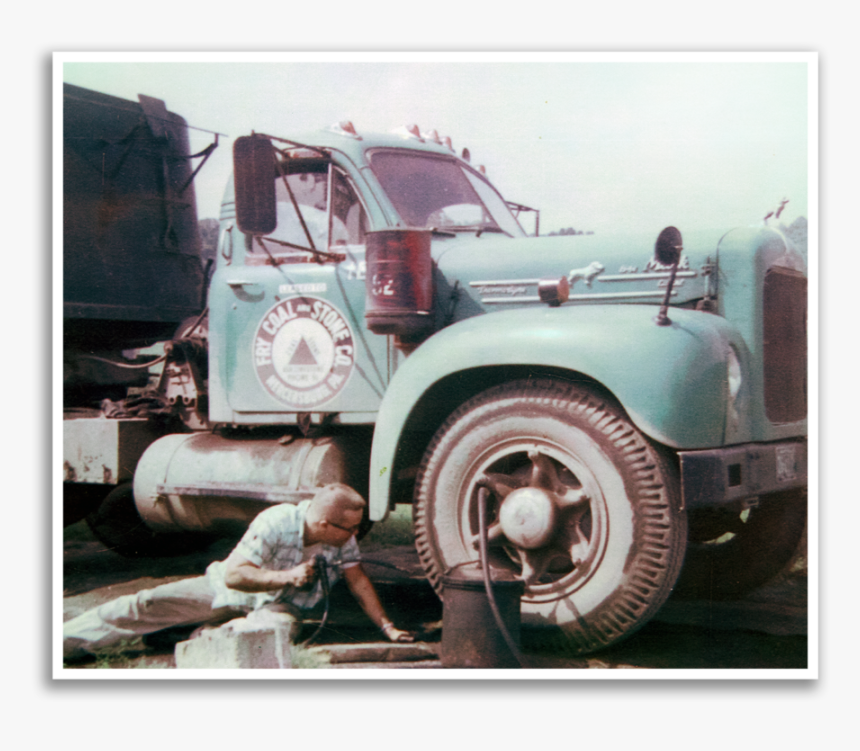 Don Bowman With His First Used Truck - Commercial Vehicle, HD Png Download