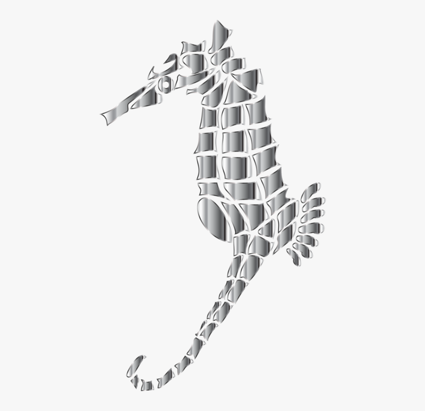 Transparent Seahorse Silhouette Png - Seahorse, Png Download