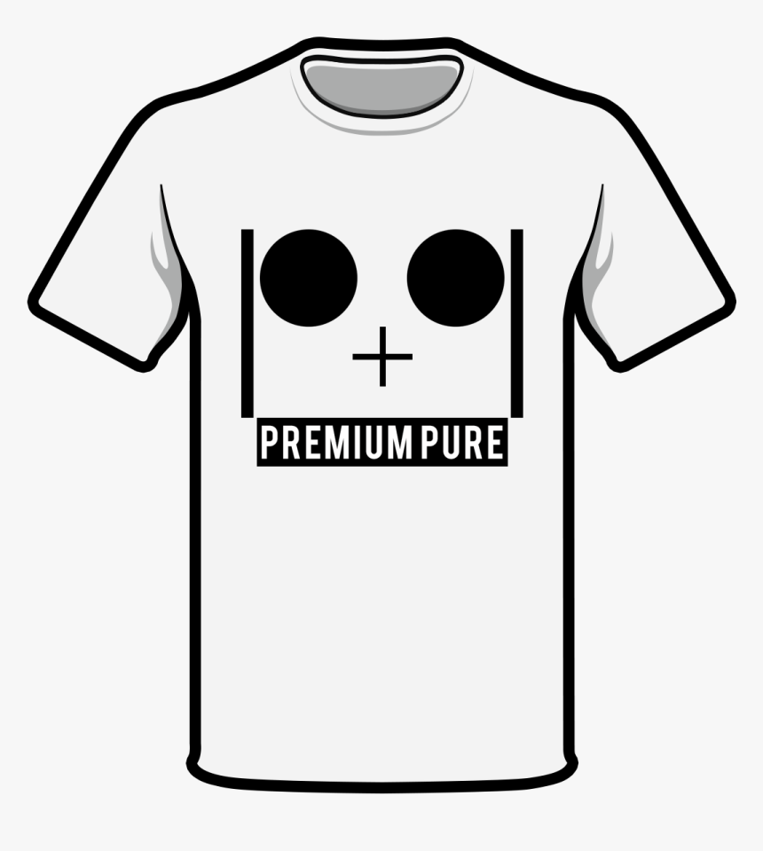 Image Of Premium Pure Logo White Tee, HD Png Download