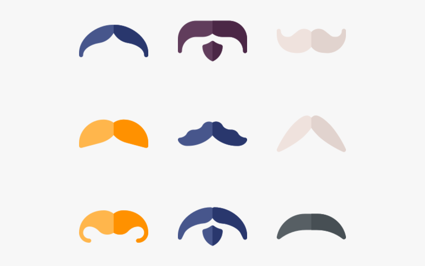 Free Vector Moustache Collection, HD Png Download