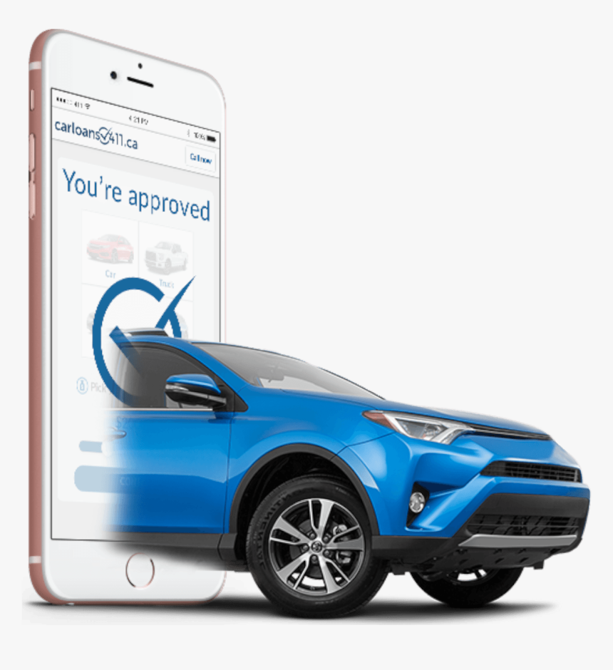 Car And Phone - Iphone, HD Png Download