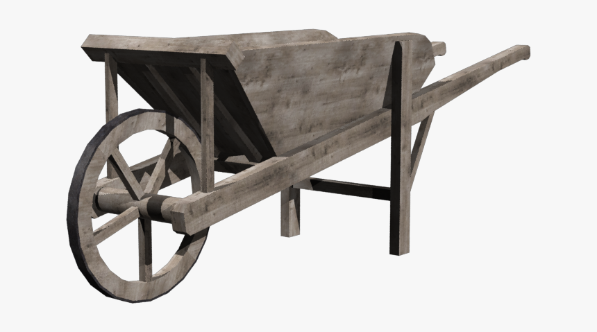 View Media - Wheelbarrow With Gold Transparent Background, HD Png Download
