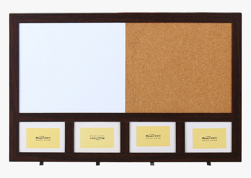 Customized Wooden Collage Photo Frame - Whiteboard And Bulletin Board Combo, HD Png Download