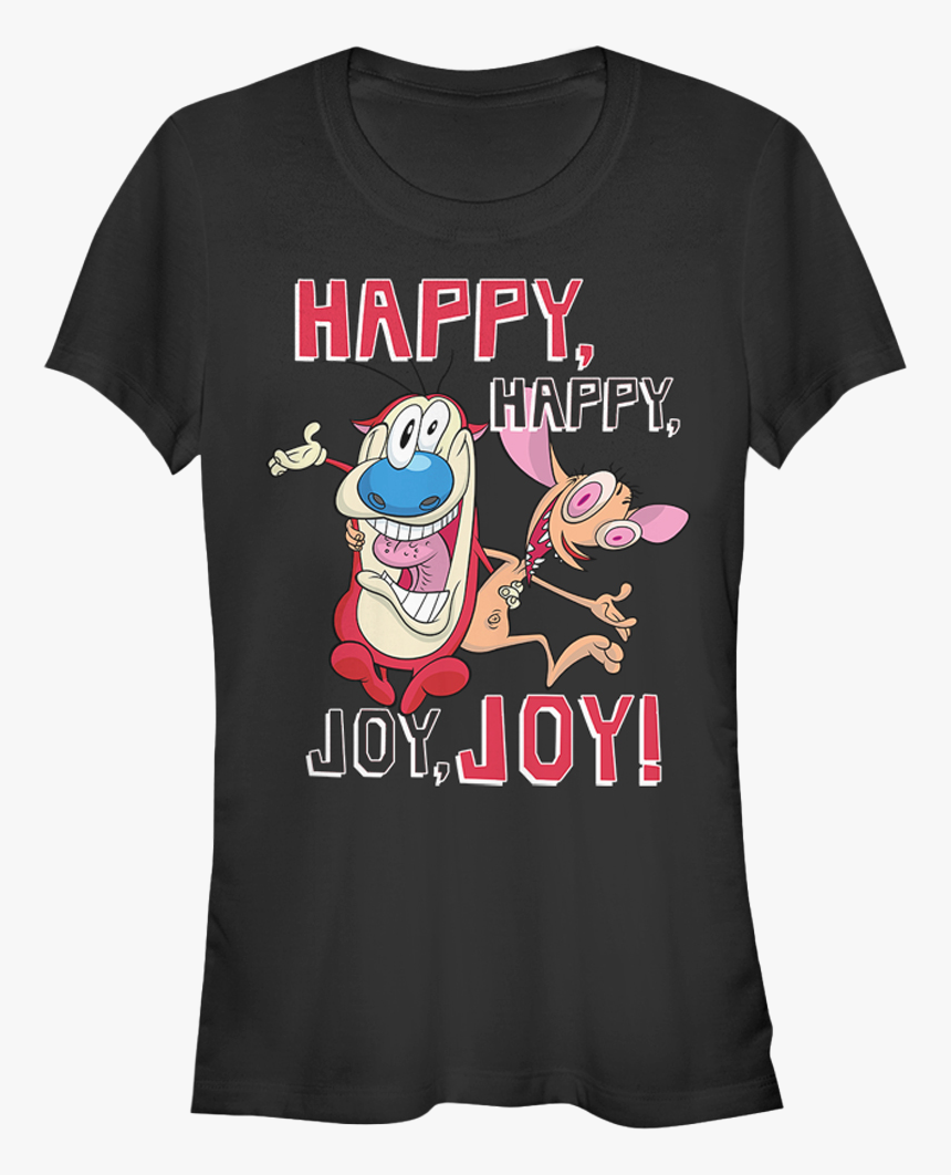 Junior Happy Happy Joy Joy Ren And Stimpy Shirt - Fifth Sun, HD Png Download