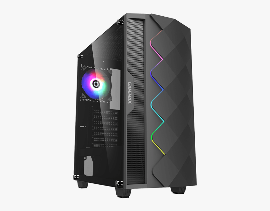 Picture 1 Of - Maxgreen A361 Rgb Mid Tower Case, HD Png Download