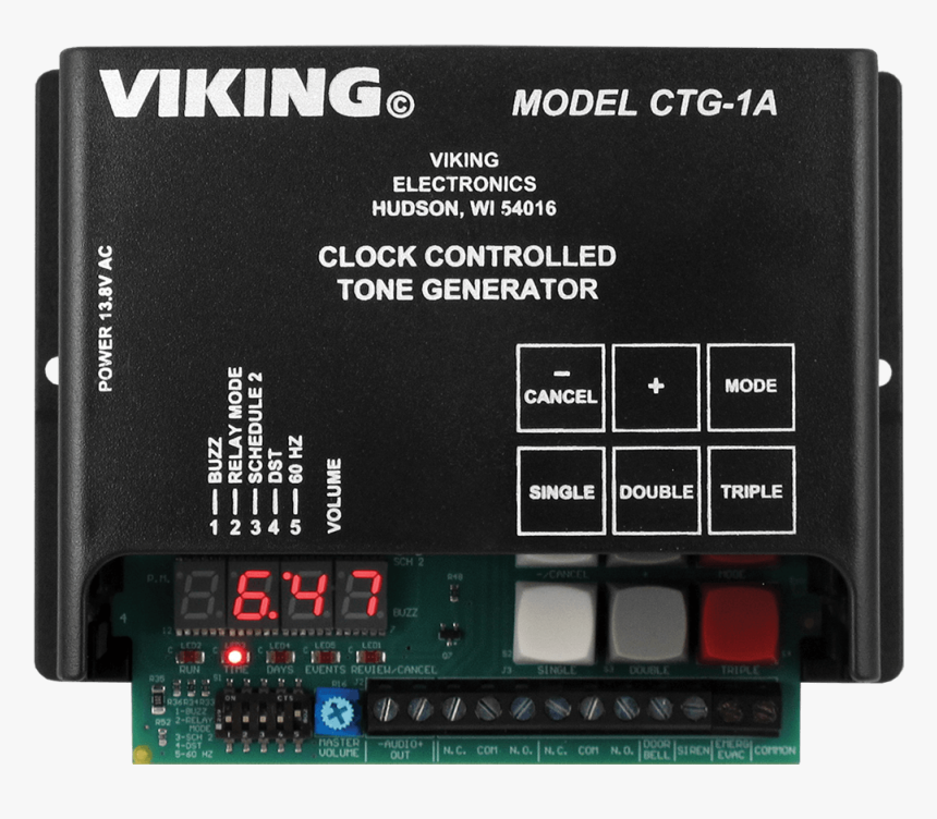 Clock Controlled Tone Generator - Viking Compact Power Pack Parts, HD Png Download