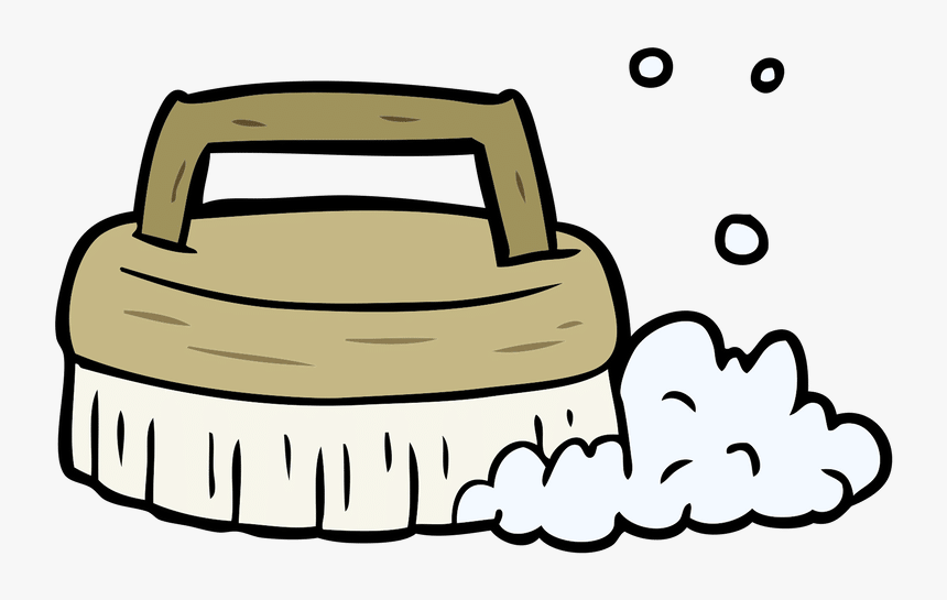 Picture Royalty Free E S L Shares - Cartoon Scrubbing Brush, HD Png Download