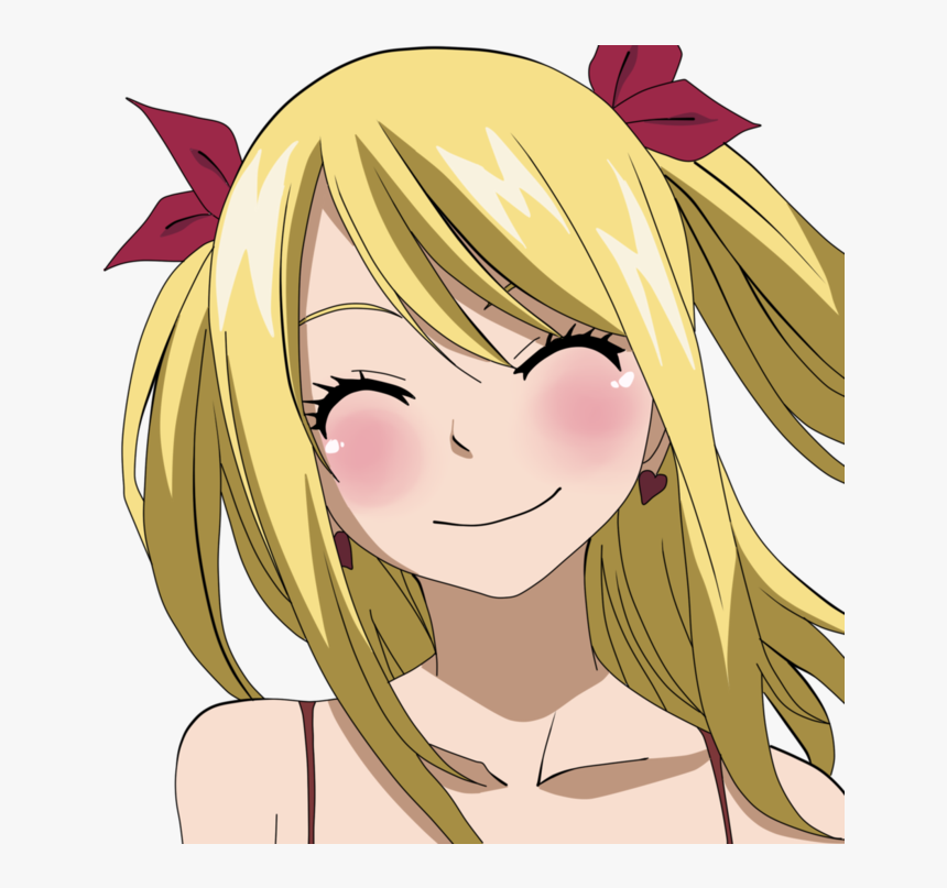 Fairy Tail Download Transparent Png Image - Lucy Fairy Tail Smile, Png Download
