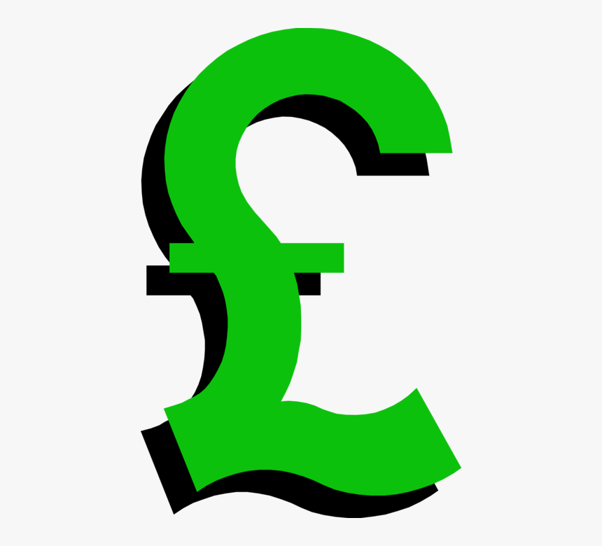 Vector Illustration Of Pound Sterling Fiat Money Currency, HD Png Download
