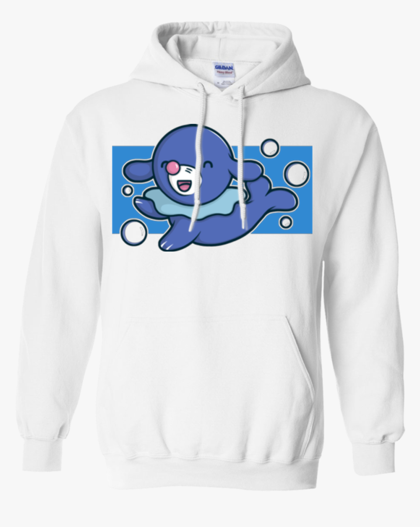 Super Cute Starter Popplio Pullover Hoodie - Thing 1 White Hoodie, HD Png Download