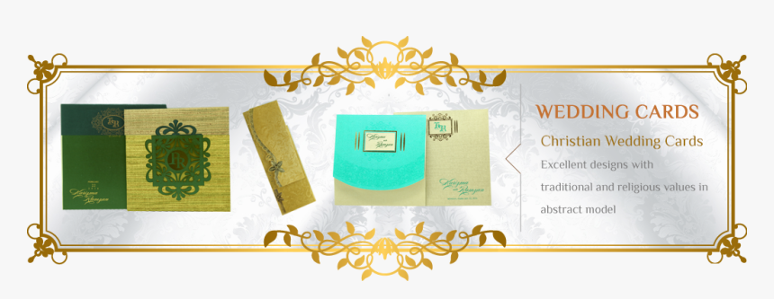 Banner Bg - Golden Border Design Png, Transparent Png