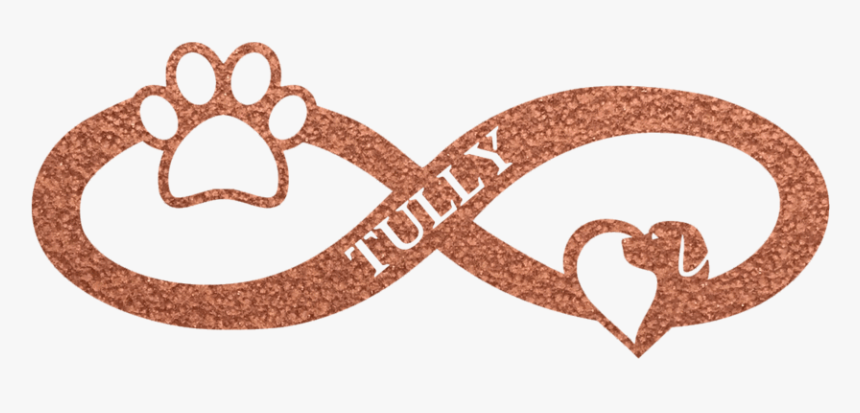Infinity Paw Personalizable Metal Wall Sign - Portable Network Graphics, HD Png Download