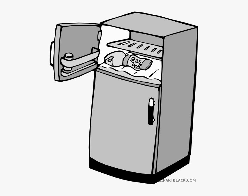 Huge Freebie Download - Refrigerator Clipart, HD Png Download