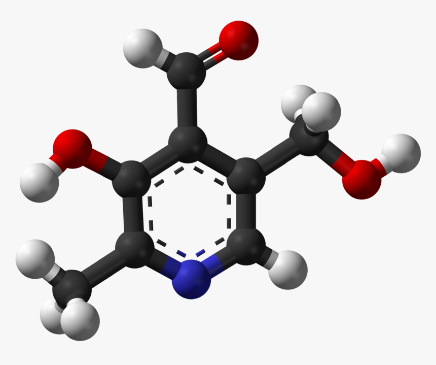 Pyridoxal 3d Balls - Toluidine 3d, HD Png Download