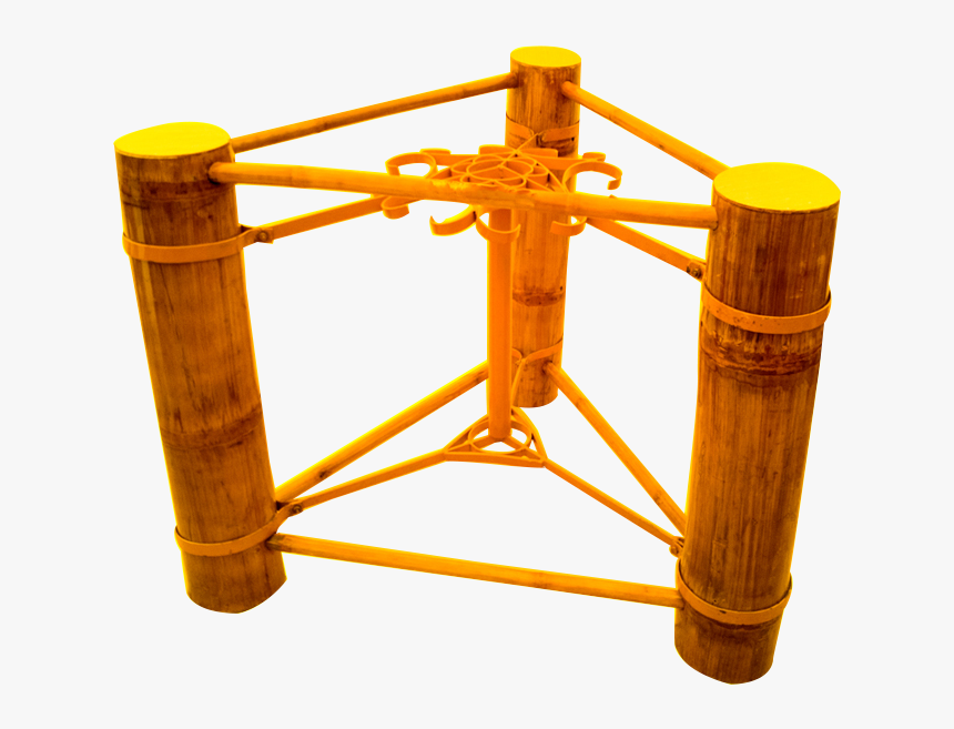 Bamboo Set Of 3 Chairs And Triangular Top Tea Table - Parallel, HD Png Download