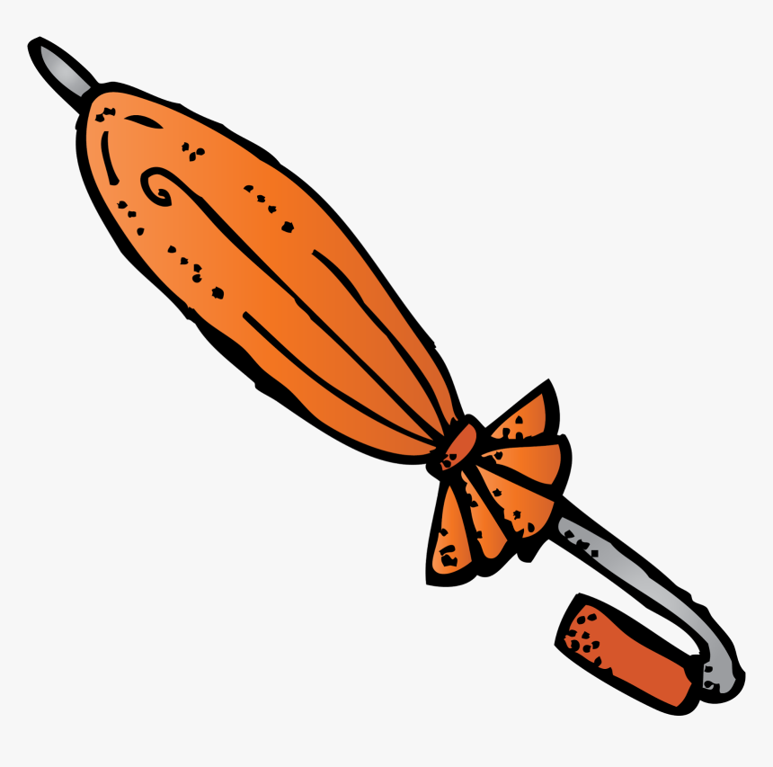 Clipart Umbrella Folded Umbrella - Folded Umbrella Clipart, HD Png Download