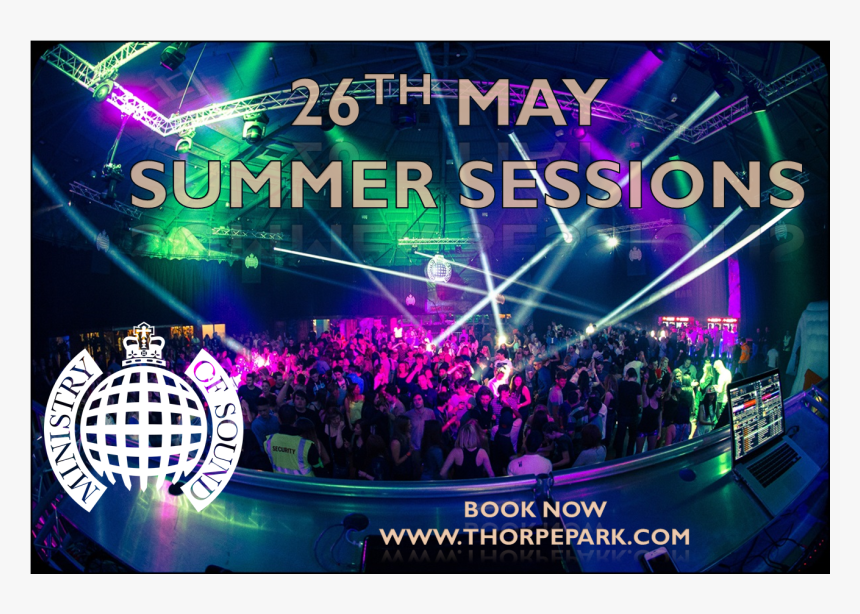 Ministry Of Sound Thorpe Park 2018, HD Png Download