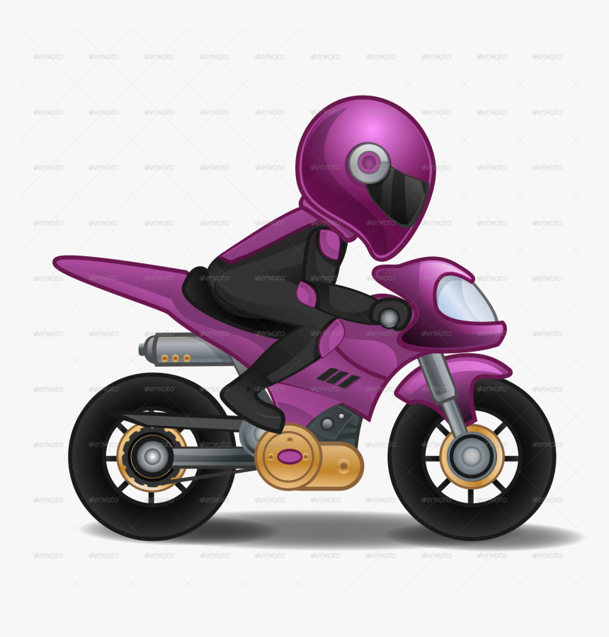 Transparent Background Motorbike Clipart, HD Png Download