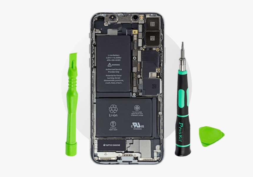 Battery On Iphone X, HD Png Download