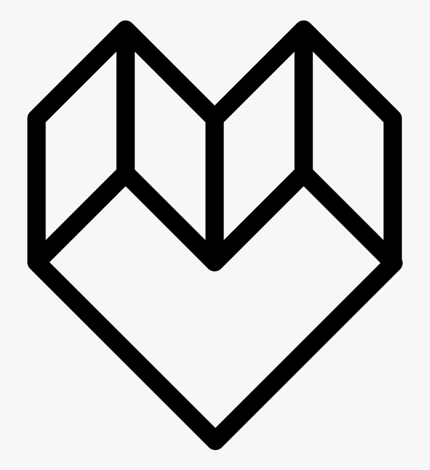 3d Geometric Heart - Reonomy, HD Png Download