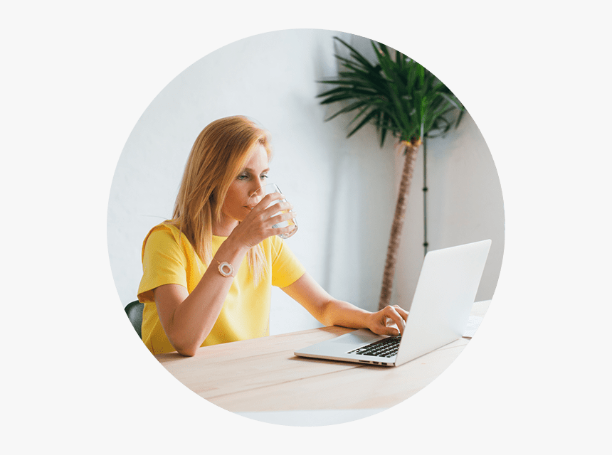 Women Drinking Water - Girl, HD Png Download