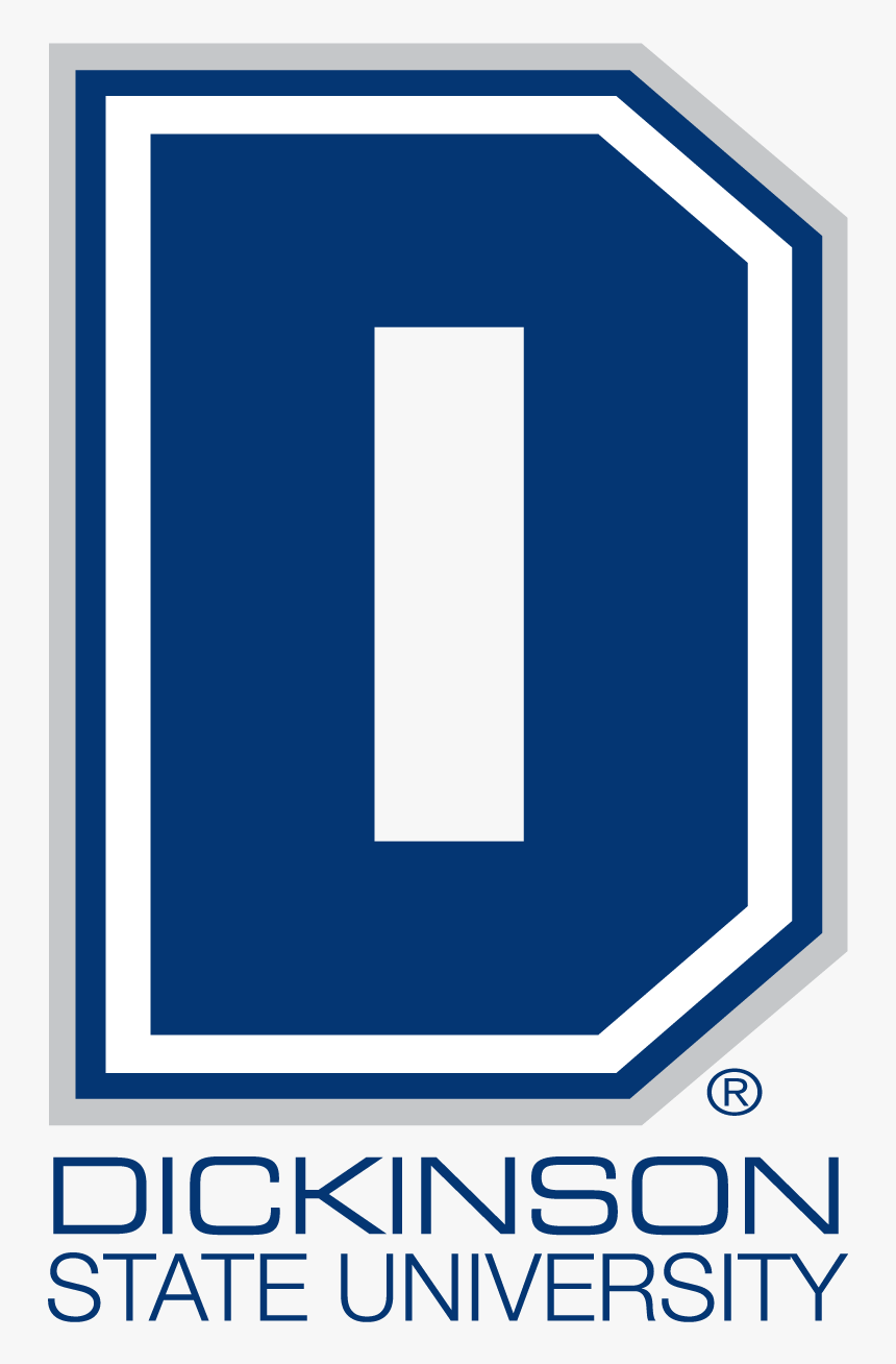 Logo Vertical Full Color - Dickinson State Blue Hawks Logo, HD Png Download